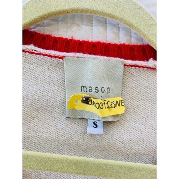 Michelle Mason Cashmere Wool Sweater Deer Pattern Size S - Picture 4 of 11